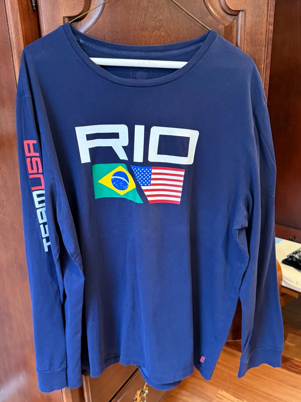 Vintage TEAM USA Polo Ralph Lauren long sleeve tshirt. Never worn from.